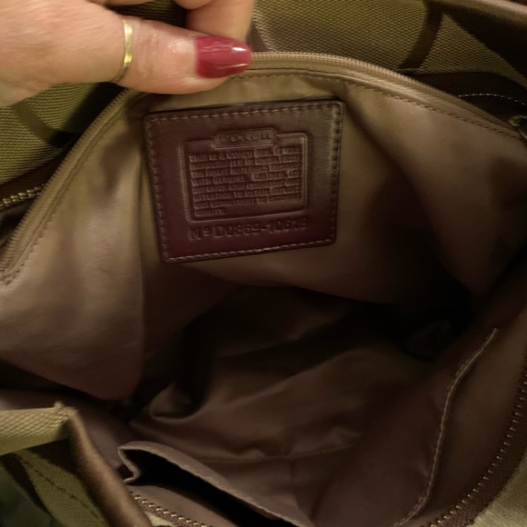 Brown Coach purse - Picture 3 of 5